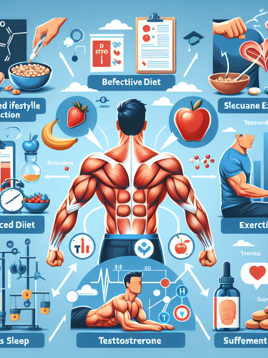 Effektive Strategien zur Unterstützung des Muskelwachstums und der Definition durch Testosteron.