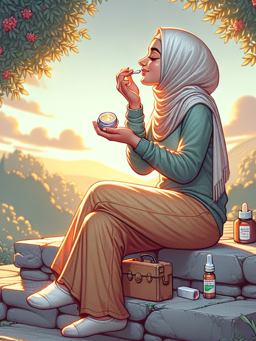 Natürliche Lippenpflege bei der Anwendung von Isotretinoin